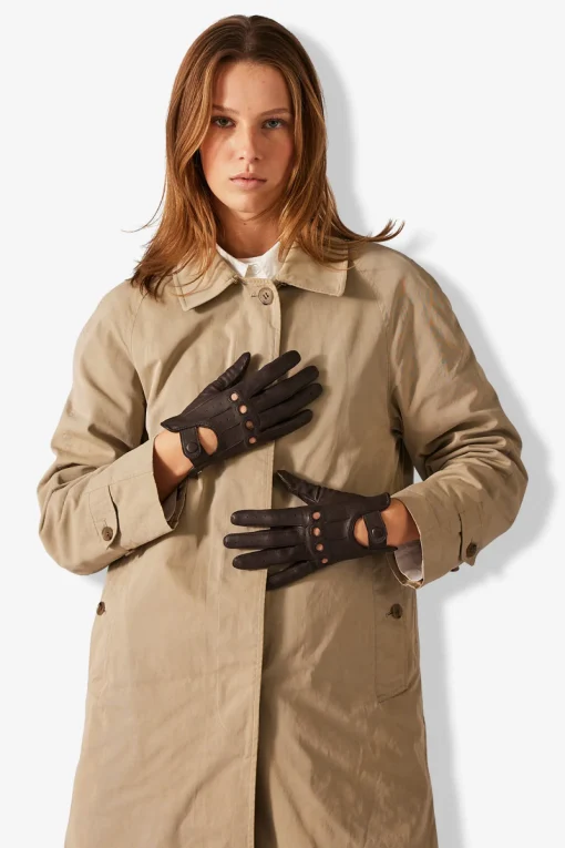 Adax glove Isabella Dark brown