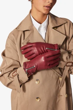 Adax glove Sanne Burnt red