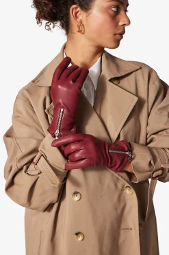 Adax glove Sanne Burnt red