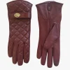 Adax glove Sidse Burnt red