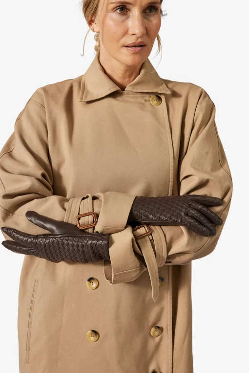 Adax glove Silke Dark brown
