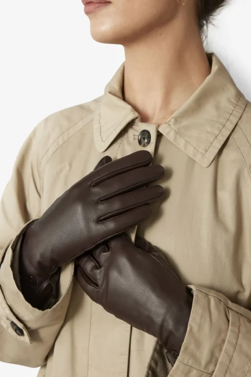 Adax glove Simonia Dark brown