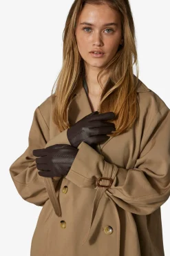 Adax glove Sisse Chocolate
