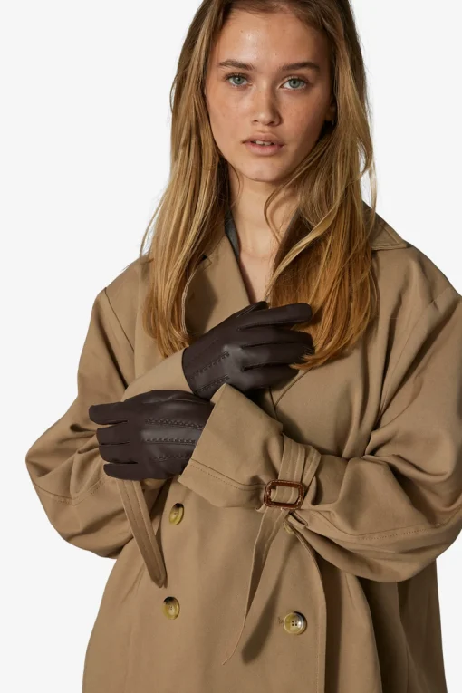 Adax glove Sisse Chocolate