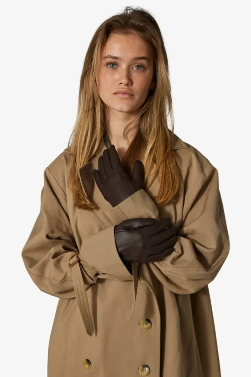 Adax glove Sisse Chocolate