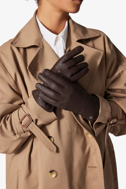 Adax glove Xenia Chocolate
