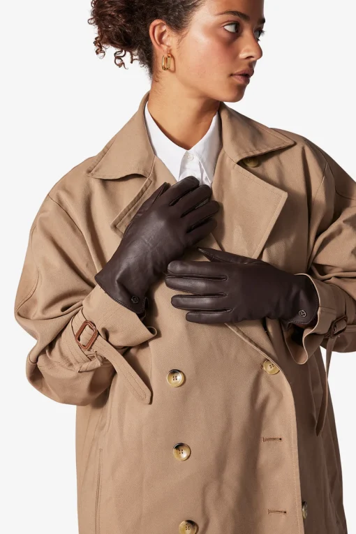 Adax glove Xenia Chocolate