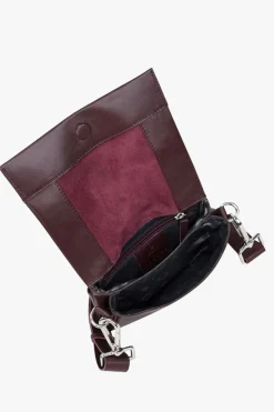 Amalfi shoulder bag Franca Burgundy