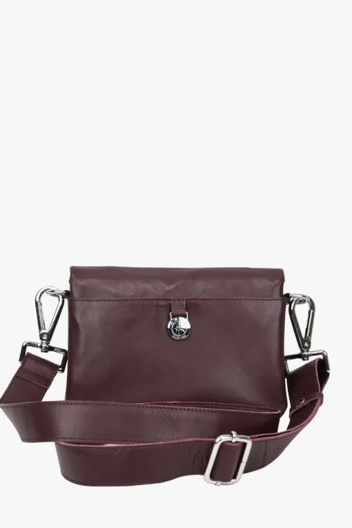Amalfi shoulder bag Franca Burgundy