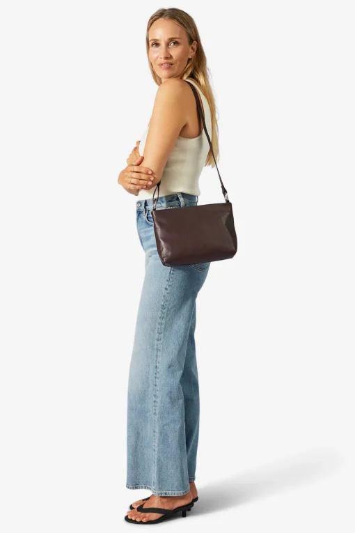 Amalfi shoulder bag Klara Burgundy