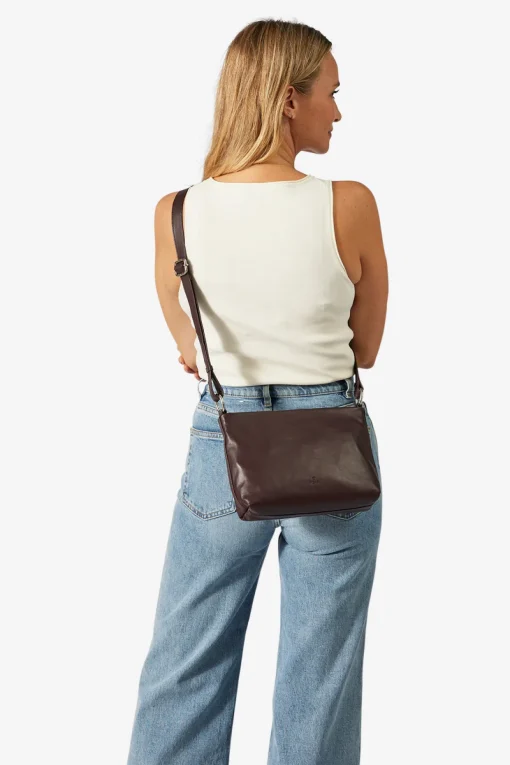 Amalfi shoulder bag Klara Burgundy