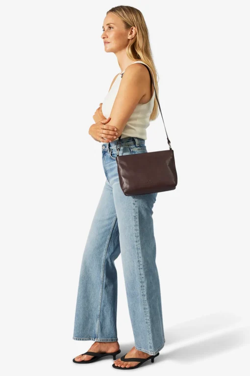 Amalfi shoulder bag Klara Burgundy