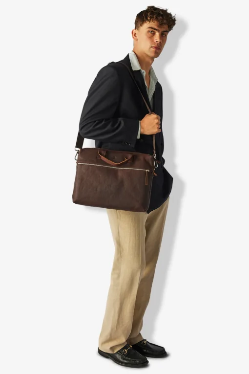 Catania briefcase Emil Dark brown