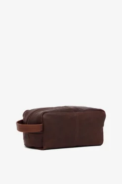 Catania wash bag Brian Dark brown