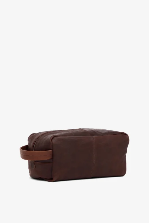 Catania wash bag Brian Dark brown
