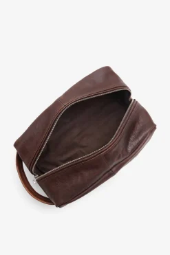 Catania wash bag Brian Dark brown