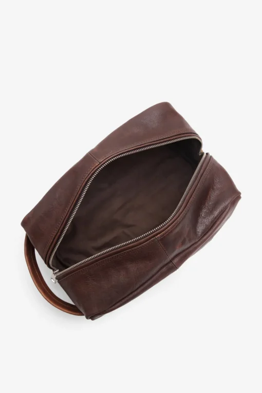 Catania wash bag Brian Dark brown