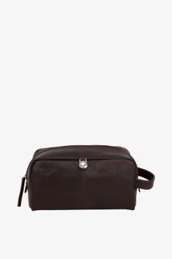 Catania wash bag Harry Dark brown