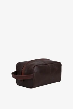 Catania wash bag Harry Dark brown