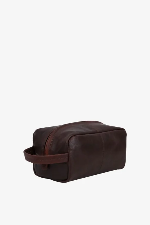 Catania wash bag Harry Dark brown