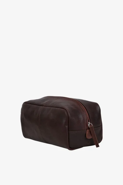 Catania wash bag Harry Dark brown