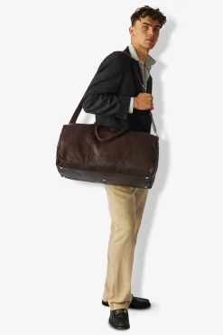 Catania weekend bag Lasse Dark brown