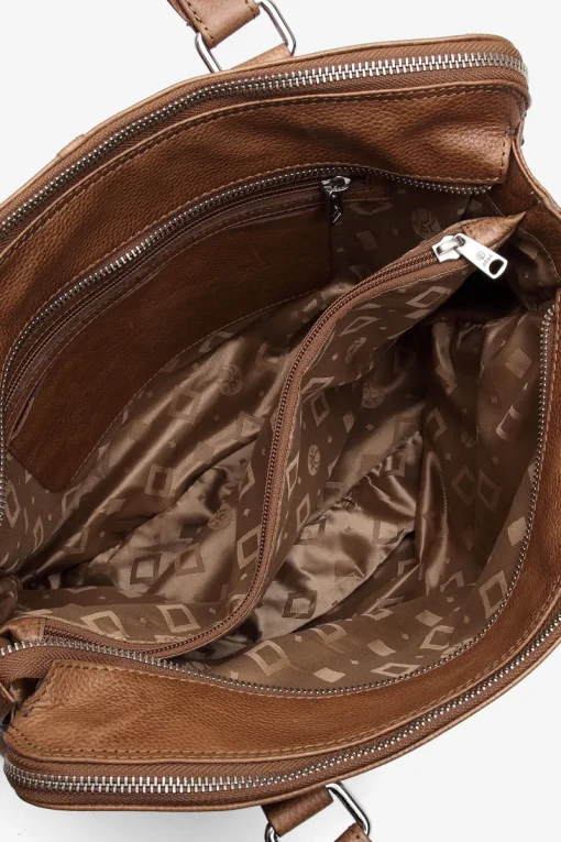 Napoli handbag Gerda 14¨ Cognac