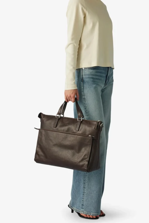 Napoli working bag Sasha 17¨ Dark brown