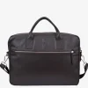 Prato briefcase Axel Dark brown
