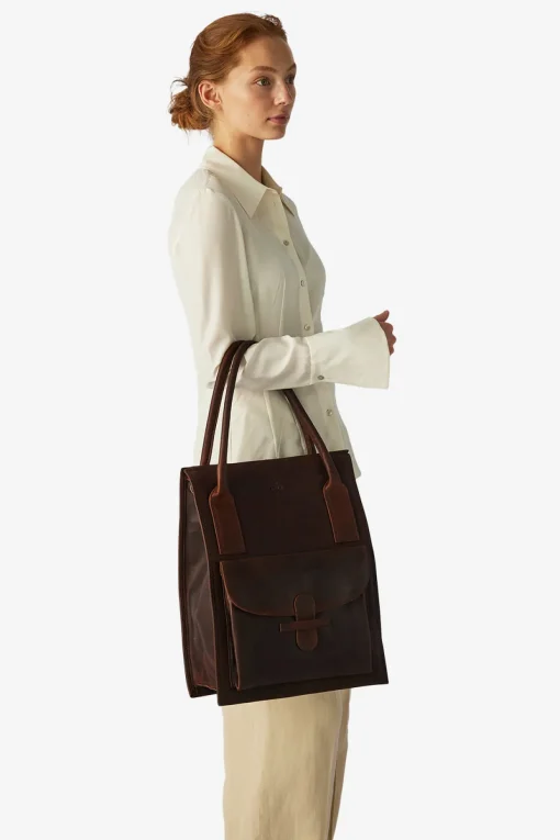 Ragusa shopper Tina Dark brown