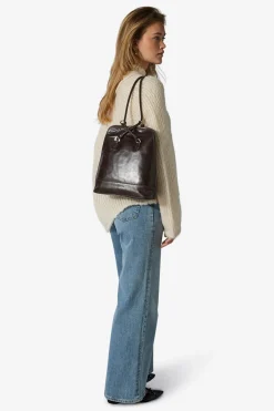 Salerno backpack Lina Dark brown