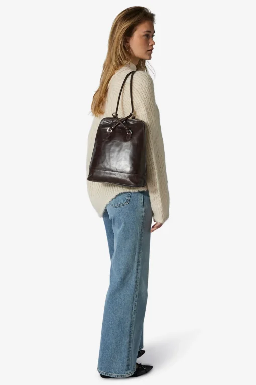 Salerno backpack Lina Dark brown