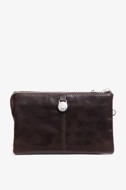 Salerno combi clutch Nellie Dark brown