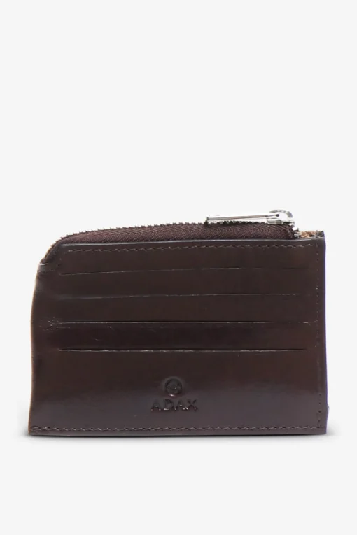 Salerno credit card holder Susy Dark brown