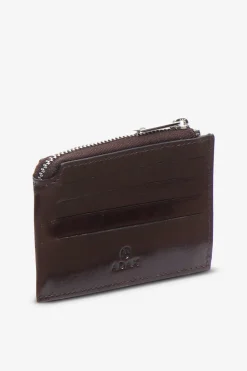 Salerno credit card holder Susy Dark brown