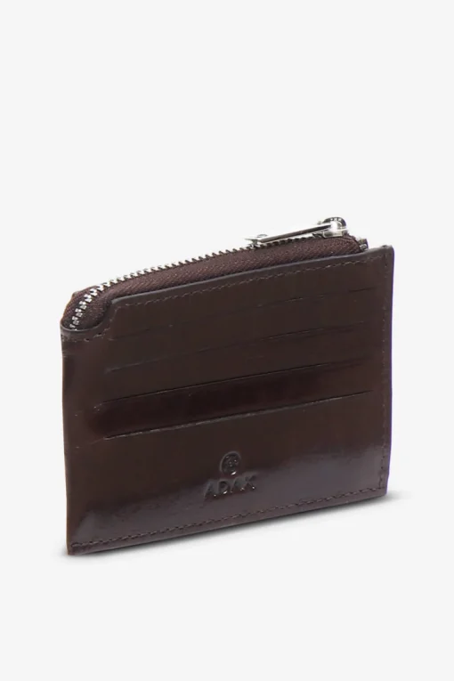 Salerno credit card holder Susy Dark brown