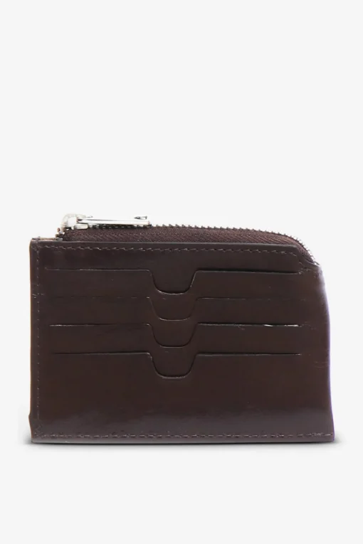 Salerno credit card holder Susy Dark brown