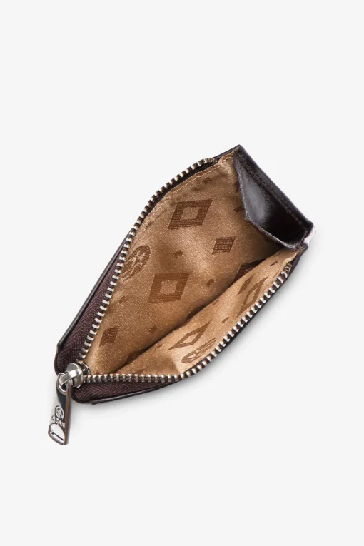 Salerno credit card holder Susy Dark brown