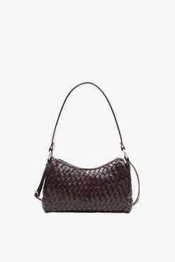 Salerno shoulder bag Eleonora Dark brown