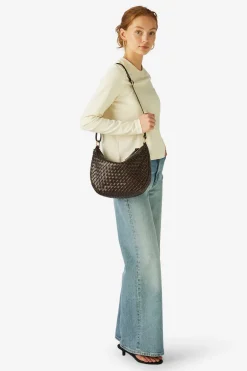 Salerno shoulder bag Marlin Dark brown