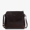 Salerno shoulder bag Sia Dark brown