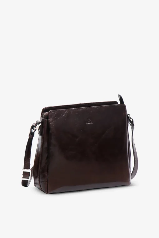 Salerno shoulder bag Sia Dark brown