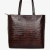 Teramo shopper Perle Dark brown