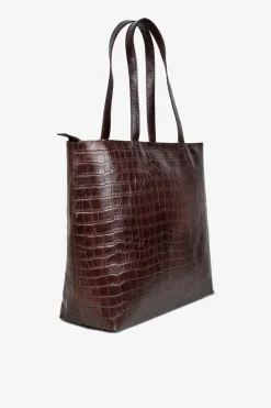 Teramo shopper Perle Dark brown