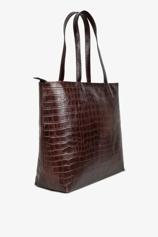 Teramo shopper Perle Dark brown