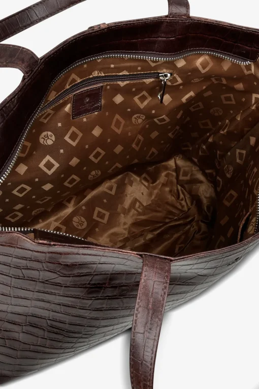 Teramo shopper Perle Dark brown